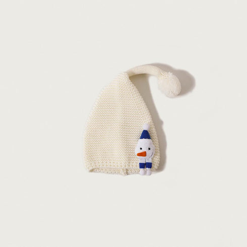 Christmas Children's Wool Knit Cap Circumference 19.7-21.3 inch